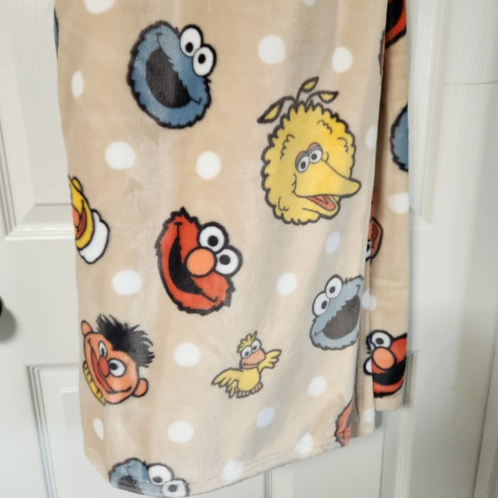 Sesame Street Polka Dot Neutral Soft Decorative Plush 60